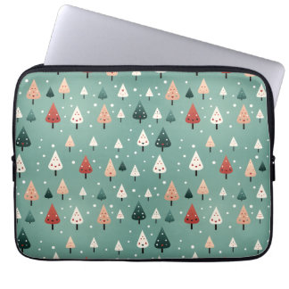 Snowy Winter Forest laptop sleeve