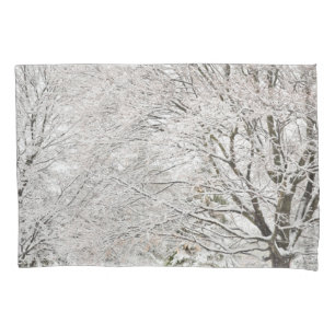 Snowy Winter Forest Pillowcase