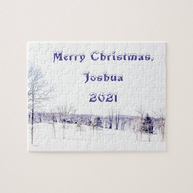 Snowy Winter Landscape Jigsaw Puzzle (Horizontal)