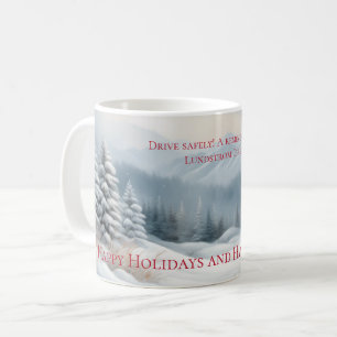 Snowy Winter Landscape Mug