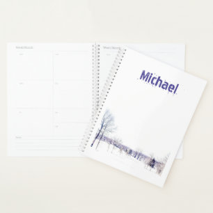 Snowy Winter Landscape Planner