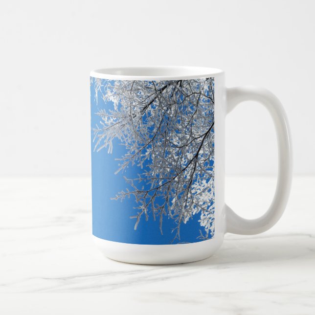 Snowy Winter Scene Coffee Mug (Right)