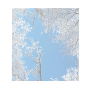 Snowy Winter Scene Notepad