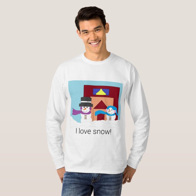 Snowy Winter T-Shirt (Front Full)