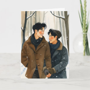 Snowy Winter Walk Card