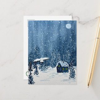 Snowy Wonderland Postcard
