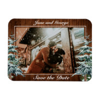 Snowy Wood & Forest Country Pine Wedding