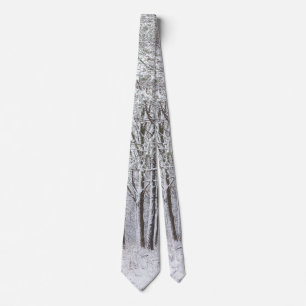 Snowy Woods Neck Tie
