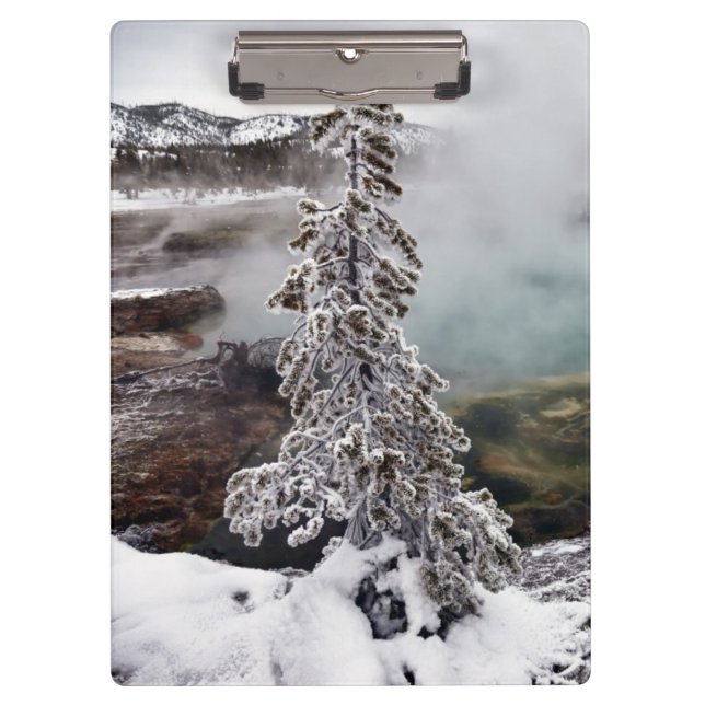 Snowy Yellowstone Clipboard (Front)