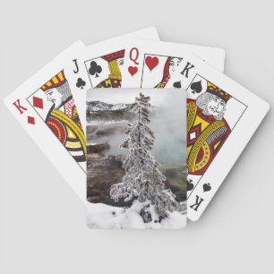 Snowy Yellowstone Playing Cards