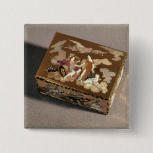 Snuff box 15 cm square badge