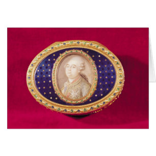 Snuffbox with a portrait miniature of Louis