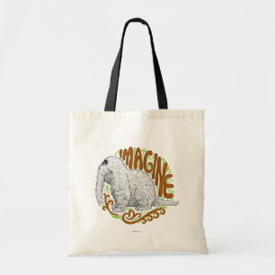 Snuffleupagus B&W Sketch Drawing Tote Bag