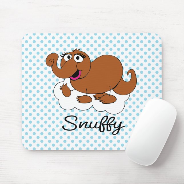 Snuffleupagus Doodley Graphic Mouse Pad (With Mouse)