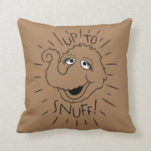 Snuffleupagus Skate Logo - Up To Snuff Cushion