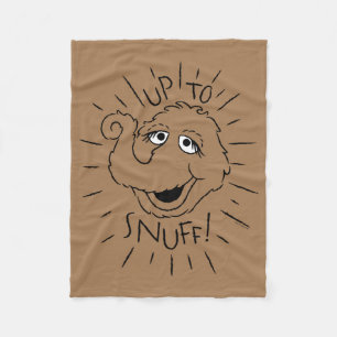 Snuffleupagus Skate Logo - Up To Snuff Fleece Blanket