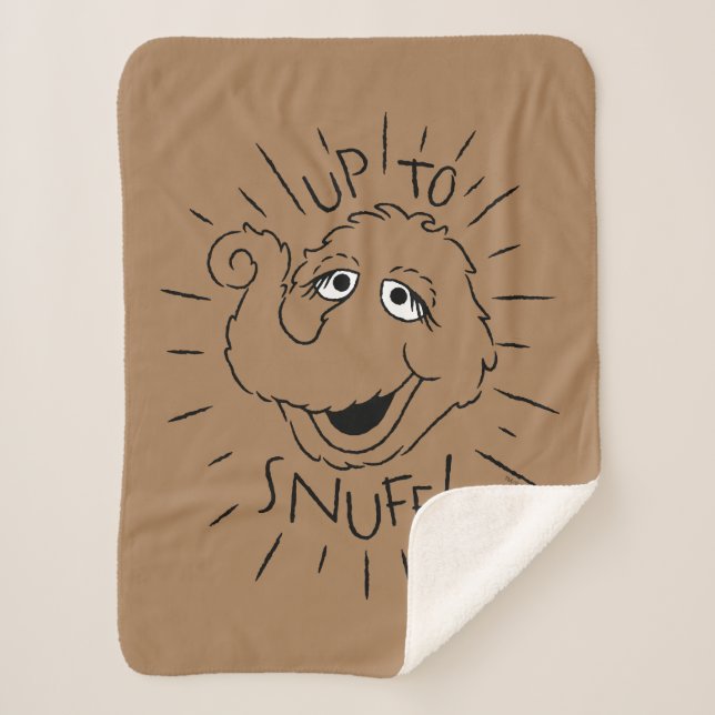 Snuffleupagus Skate Logo - Up To Snuff Sherpa Blanket (Front)