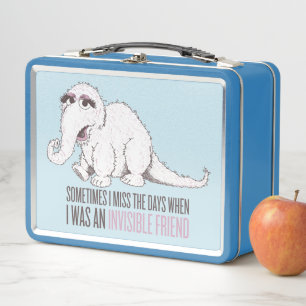 Snuffleupagus Sometimes I Miss the Days Metal Lunch Box