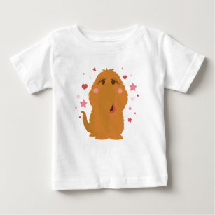 Snuffy Hearts & Stars Graphic Baby T-Shirt