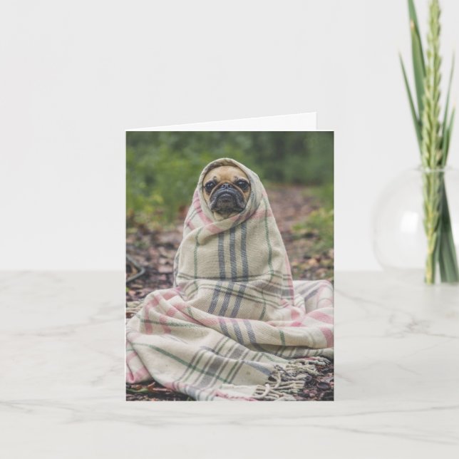 Snug as a Pug in a Rug Card (Front)