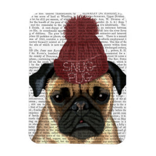 Snug Pug Magnet