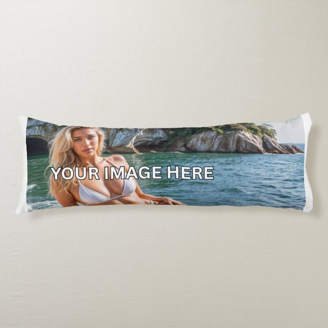 SNUGGLE! 💤 Add Image or Text Body Pillow (Front)