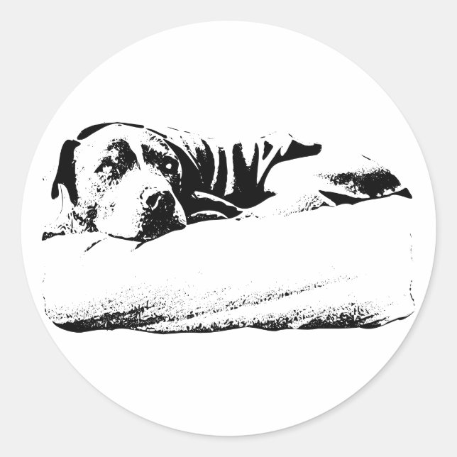 Snuggle Break Classic Round Sticker (Front)