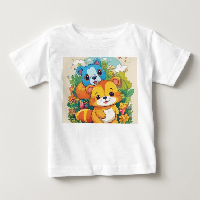 Snuggle Buddies: Cuddle Crew Edition Baby T-Shirt (Front)