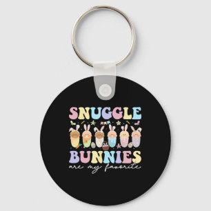 Snuggle Bunnies Are My Favourite Easter Mother Key Ring
