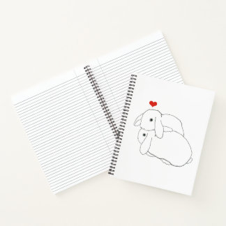 Snuggle Bunnies Spiral Notebook