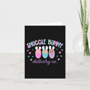 Snuggle Bunny Delivery Co Mother Baby Happy Easter Card