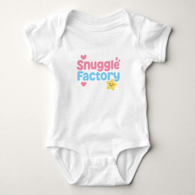 Snuggle Factory Cute Neon Kids Design Baby Bodysuit (Front)