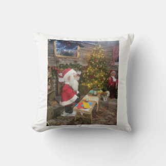Snuggle into Christmas with our Jolly Santa Pillow