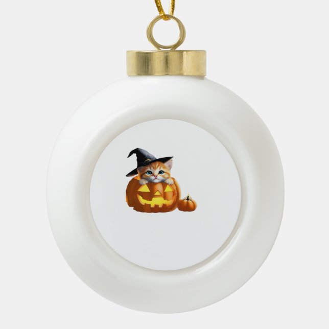 Snuggle Lantern Classic T-Shirt Ceramic Ball Christmas Ornament (Front)