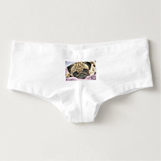 Snuggle Me Pug Boy Shorts