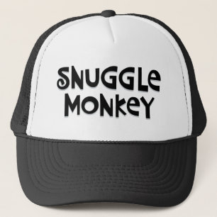 Snuggle Monkey Trucker Hat