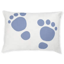 Snuggle Nest Pet Bed – Cloud-Soft & Paw-Footprint 