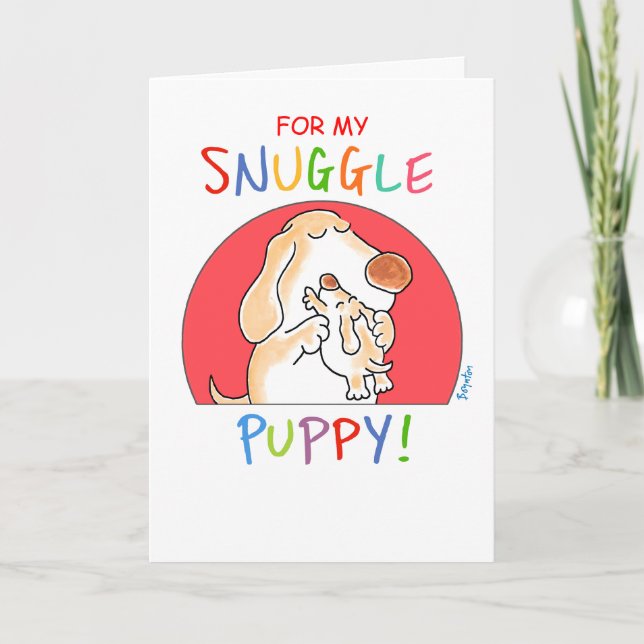 SNUGGLE PUPPY! by Boynton Card (Front)