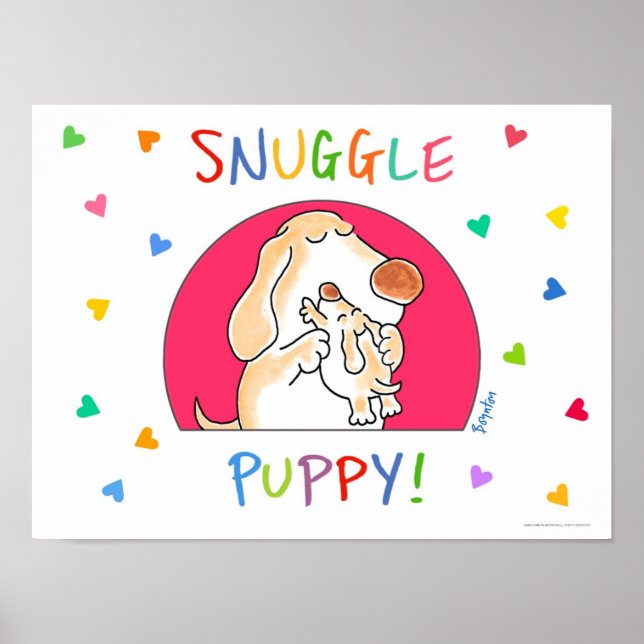 SNUGGLE PUPPY! poster by Sandra Boynton (Front)