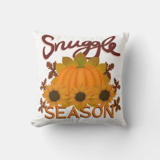 “Snuggle Season” Cozy Throw Cushion (Double Sided)