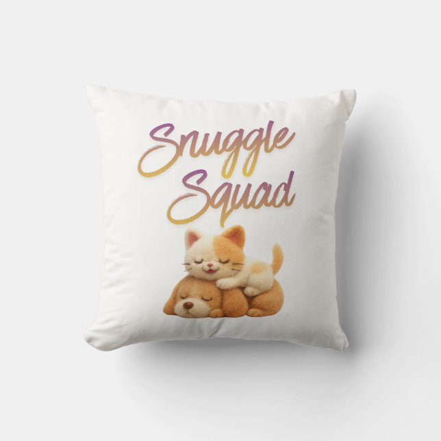 Snuggle Squad Cushion (Front)
