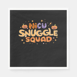 Snuggle Squad NICU Nurse Neonatal Nurse Halloween Napkin