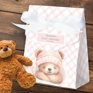Snuggle Up Bear Baby Shower Favour Box