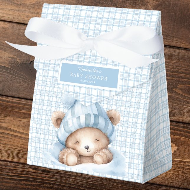 Snuggle Up Bear Baby Shower Favour Box (Creator Uploaded)