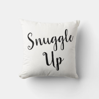 Snuggle Up Cosy Decor Throw Pillow