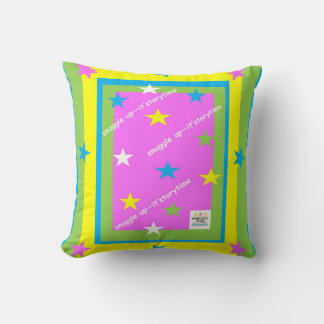 snuggle up - it's storytime cushion