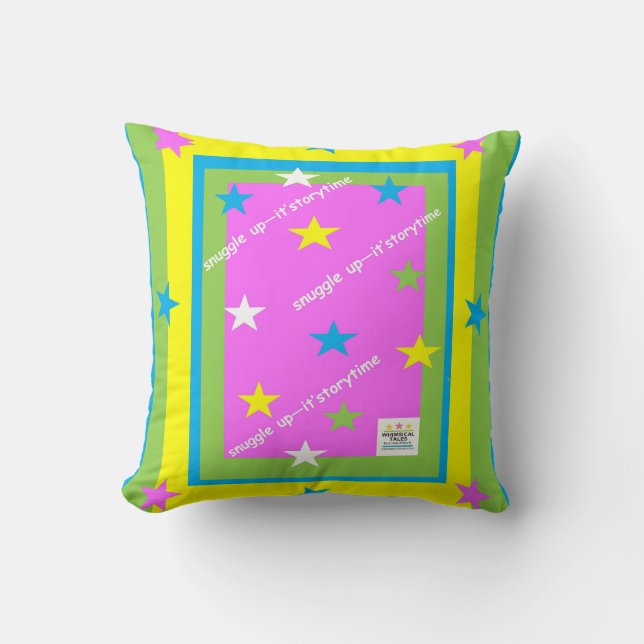 snuggle up - it's storytime cushion (Front)