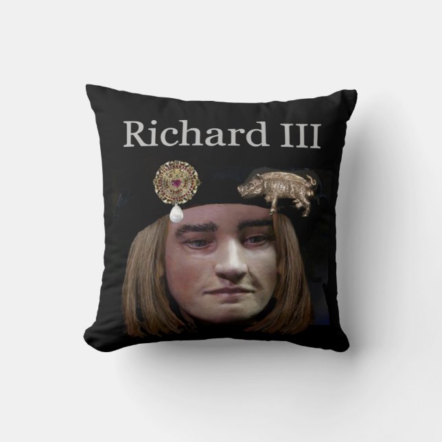 Snuggle up to Richard III Cushion (Front)