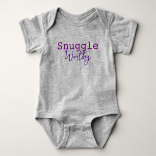 Snuggle Worthy Infant t-shirt HAMbyWG Baby Bodysuit