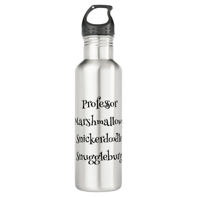 SnuggleNames: Custom Aluminium Water Bottle (Front)